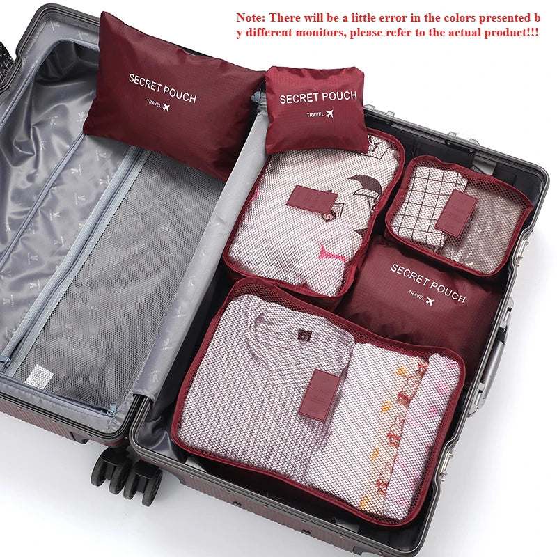 6-Piece Travel Organizer Set