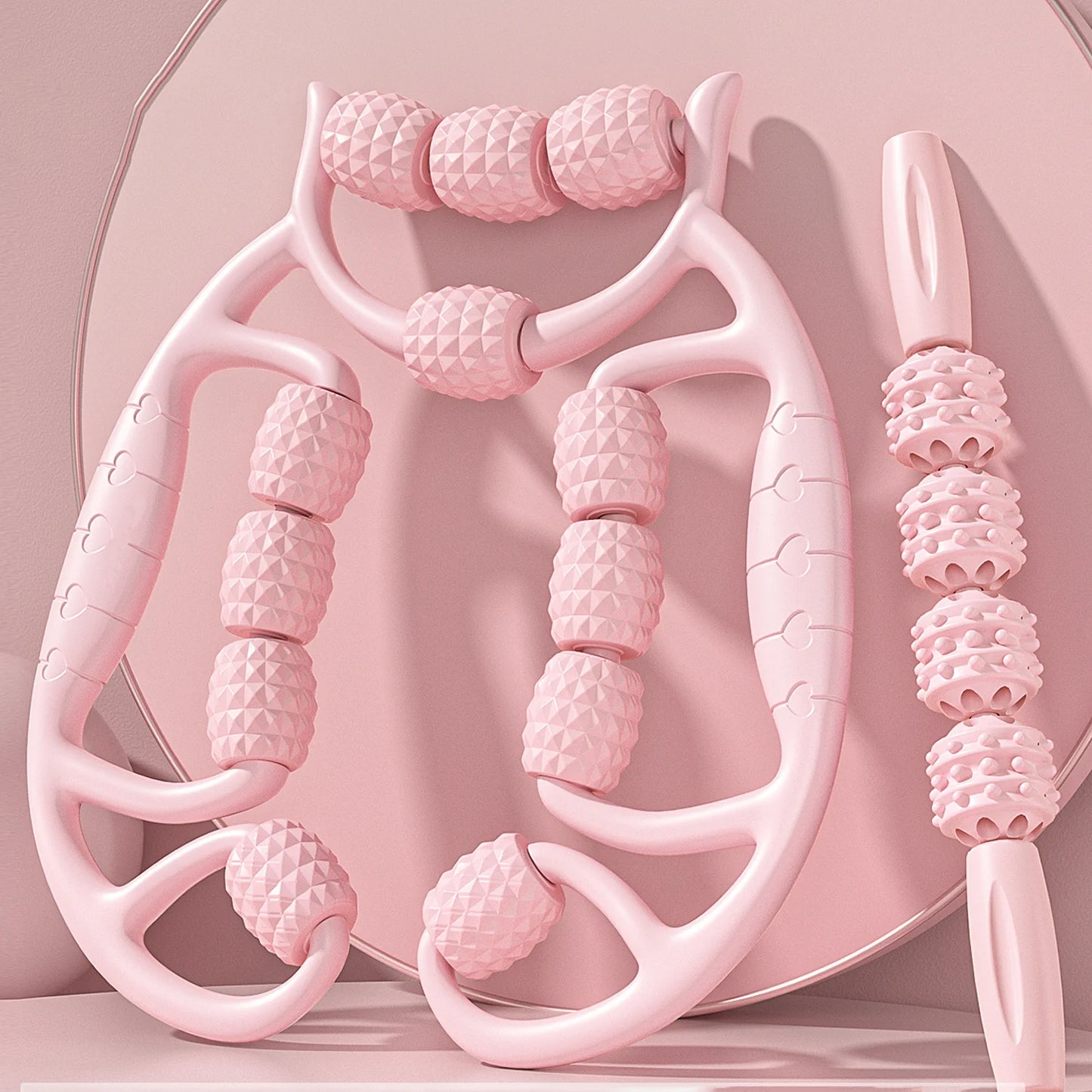 12-Wheel 360° Body Roller Massager