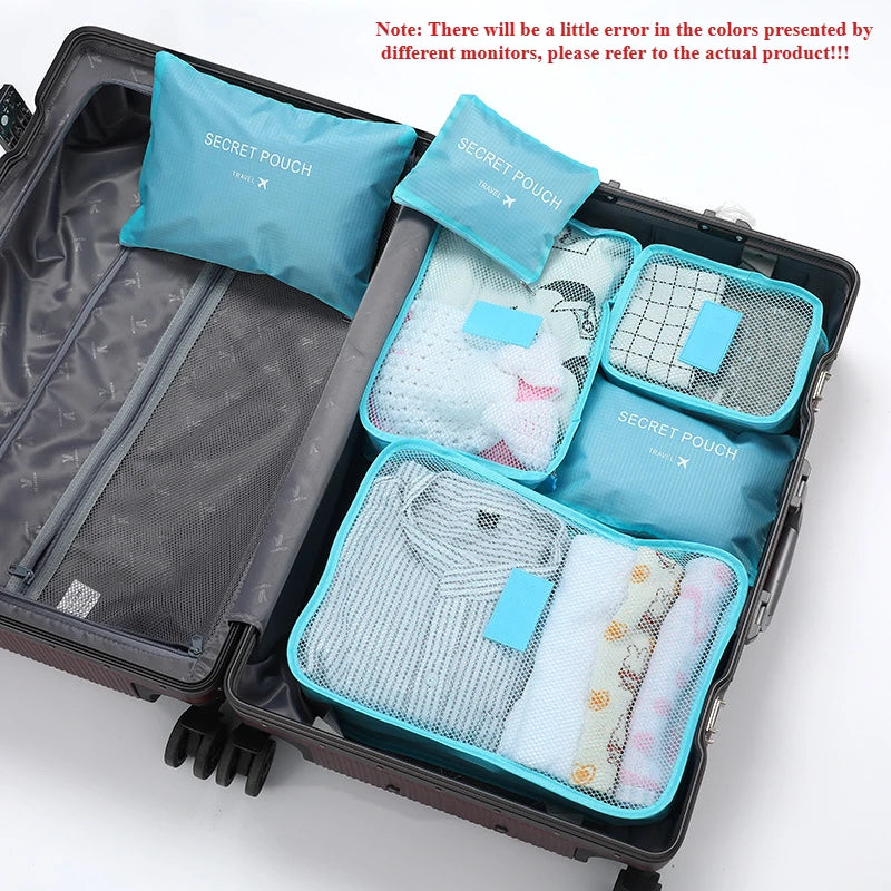 6-Piece Travel Organizer Set