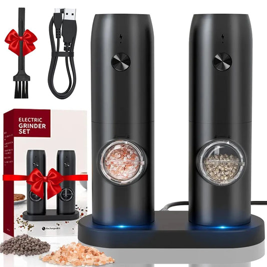 Automatic Pepper & Salt Grinder with LED Light